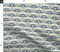 Bison Western Floral Blue Yellow Mountains Prairie National Parks Wildflower Lattice Custom Printed Fabric by Spoonflower Various Fabrics by the Yard or Fat Quarter